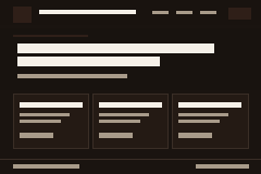 Luxe Frame Calendoria website template